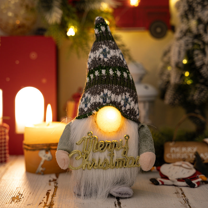 Elf with Glowing Nose Light