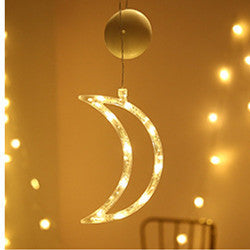 Twinkling Star Curtain Lights – Warm LED Christmas Decor
