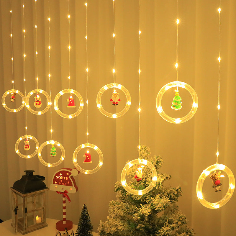 Magical christmas LED Curtain Lights for Cozy Rooms