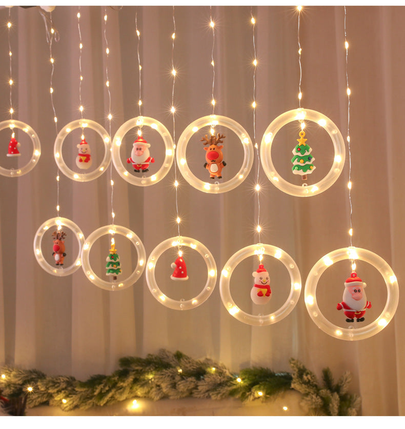 Magical christmas LED Curtain Lights for Cozy Rooms