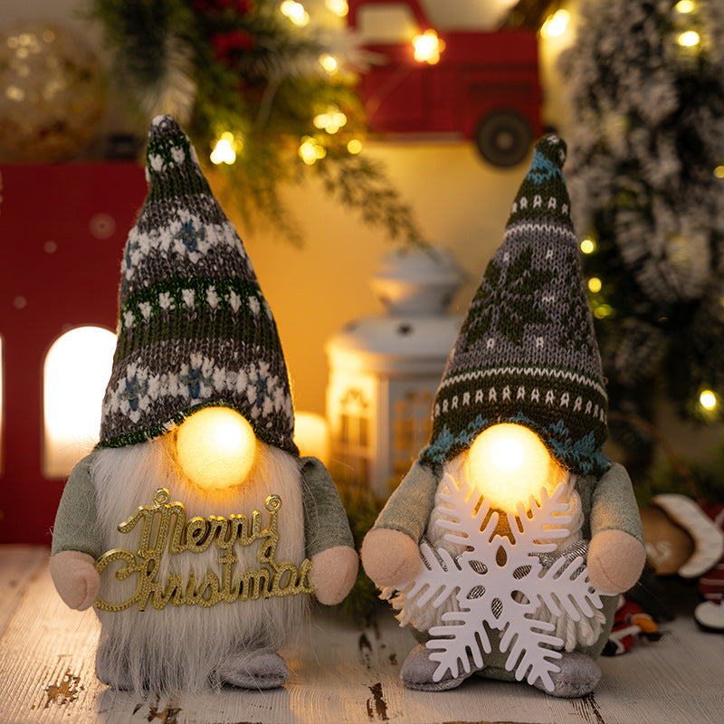 Elf with Glowing Nose Light