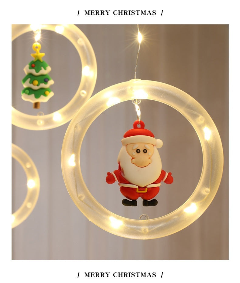 Magical christmas LED Curtain Lights for Cozy Rooms