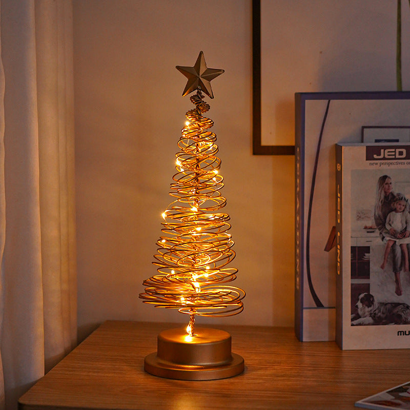 Mini Spiral LED Tree Table Lamp