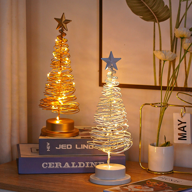 Mini Spiral LED Tree Table Lamp