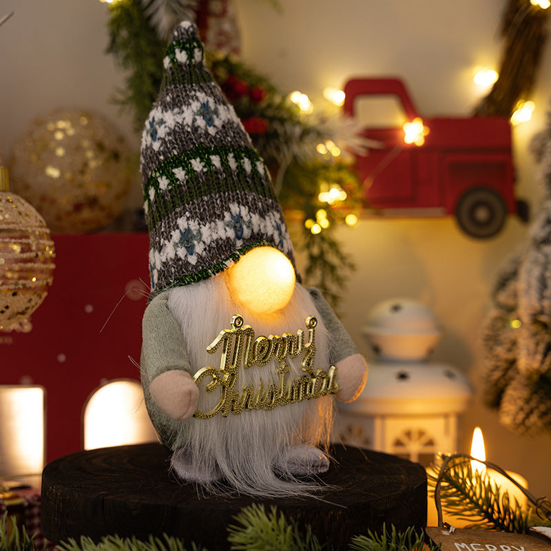 Elf with Glowing Nose Light