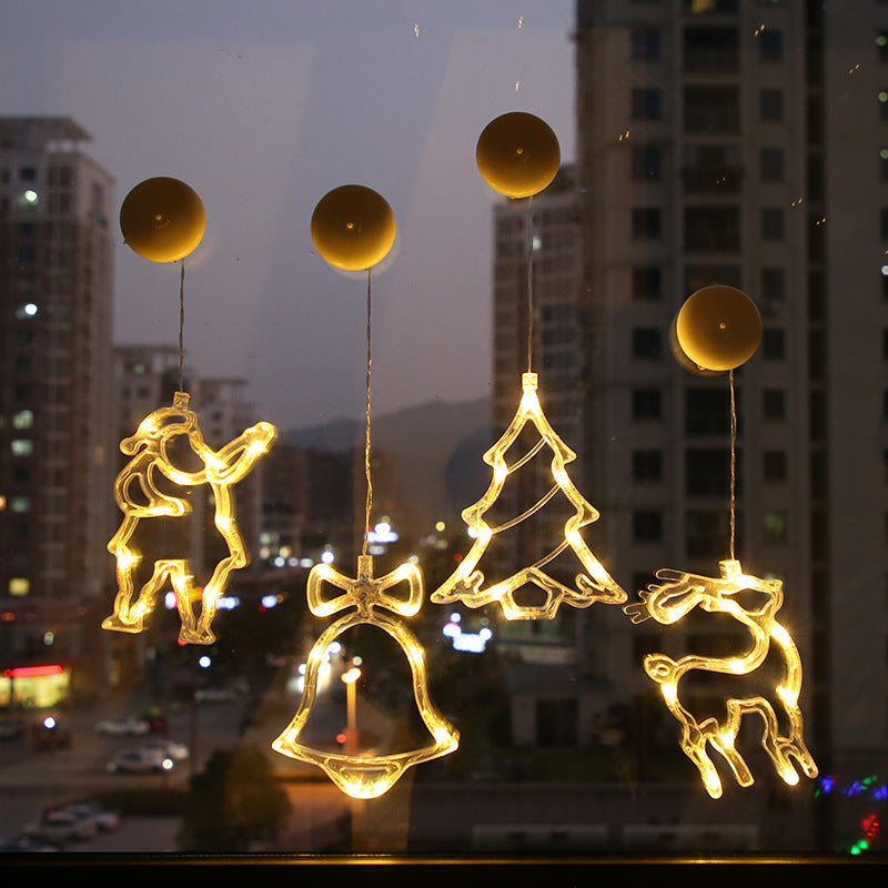 Twinkling Star Curtain Lights – Warm LED Christmas Decor
