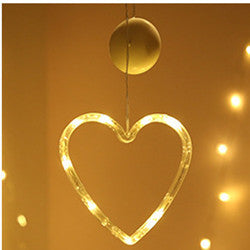 Twinkling Star Curtain Lights – Warm LED Christmas Decor